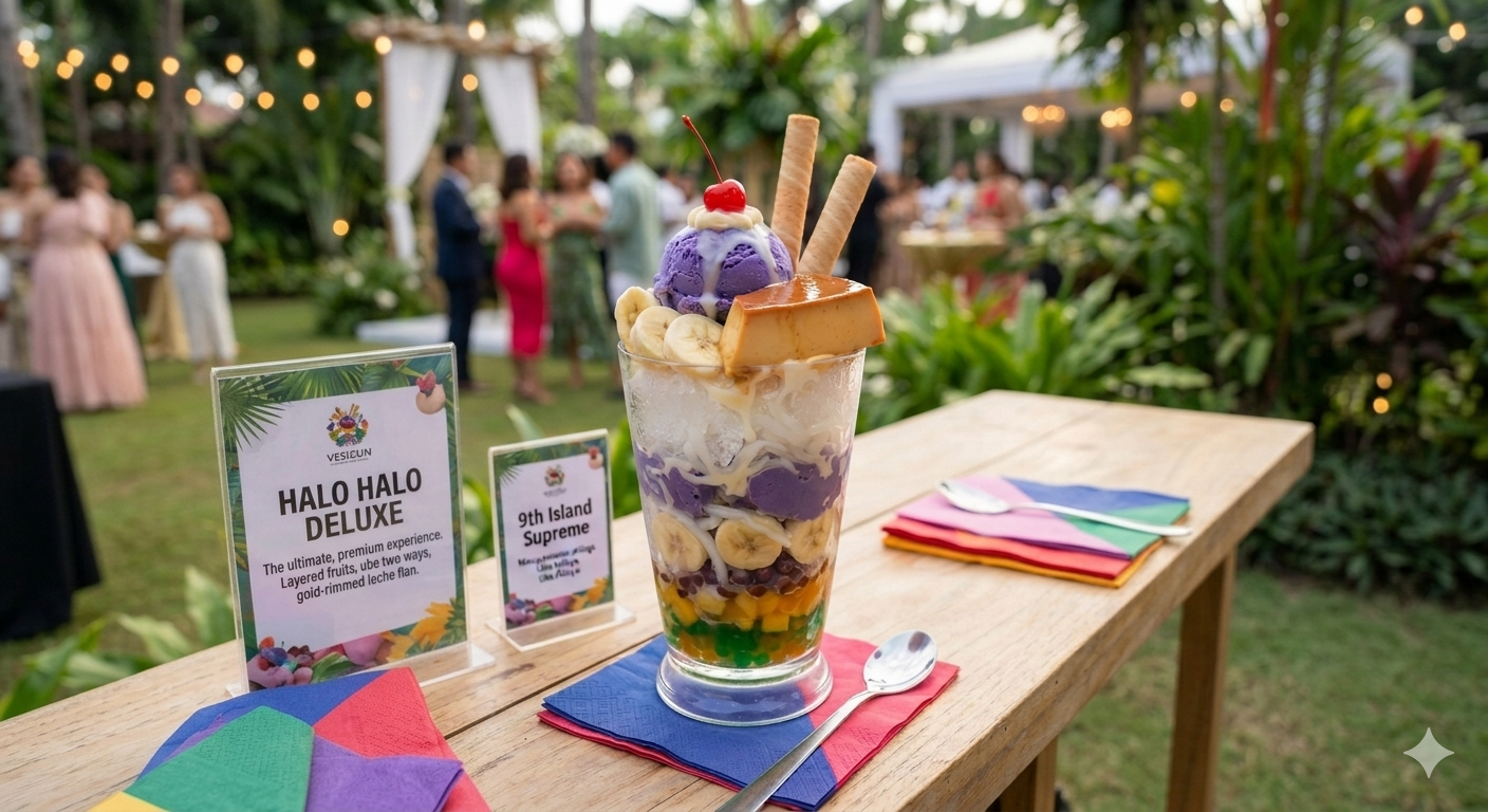 The 9th Island Supreme Bar Halo Halo catering package