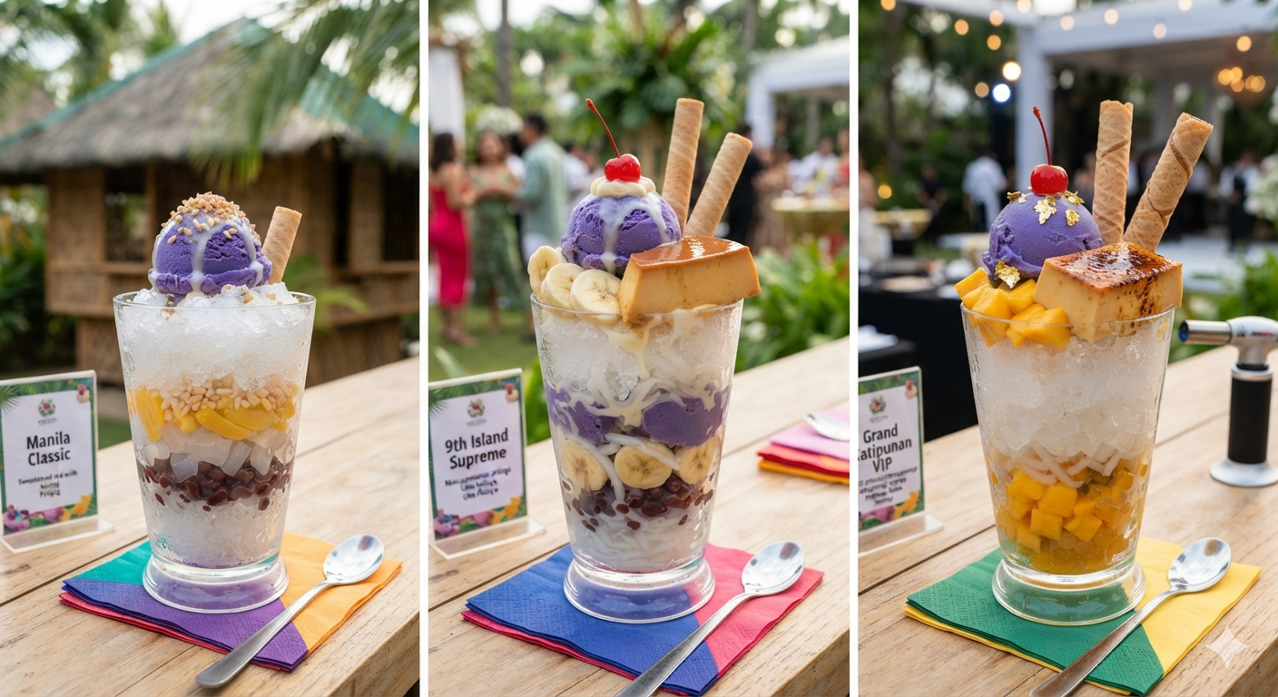 The Manila Classic Station Halo Halo catering package