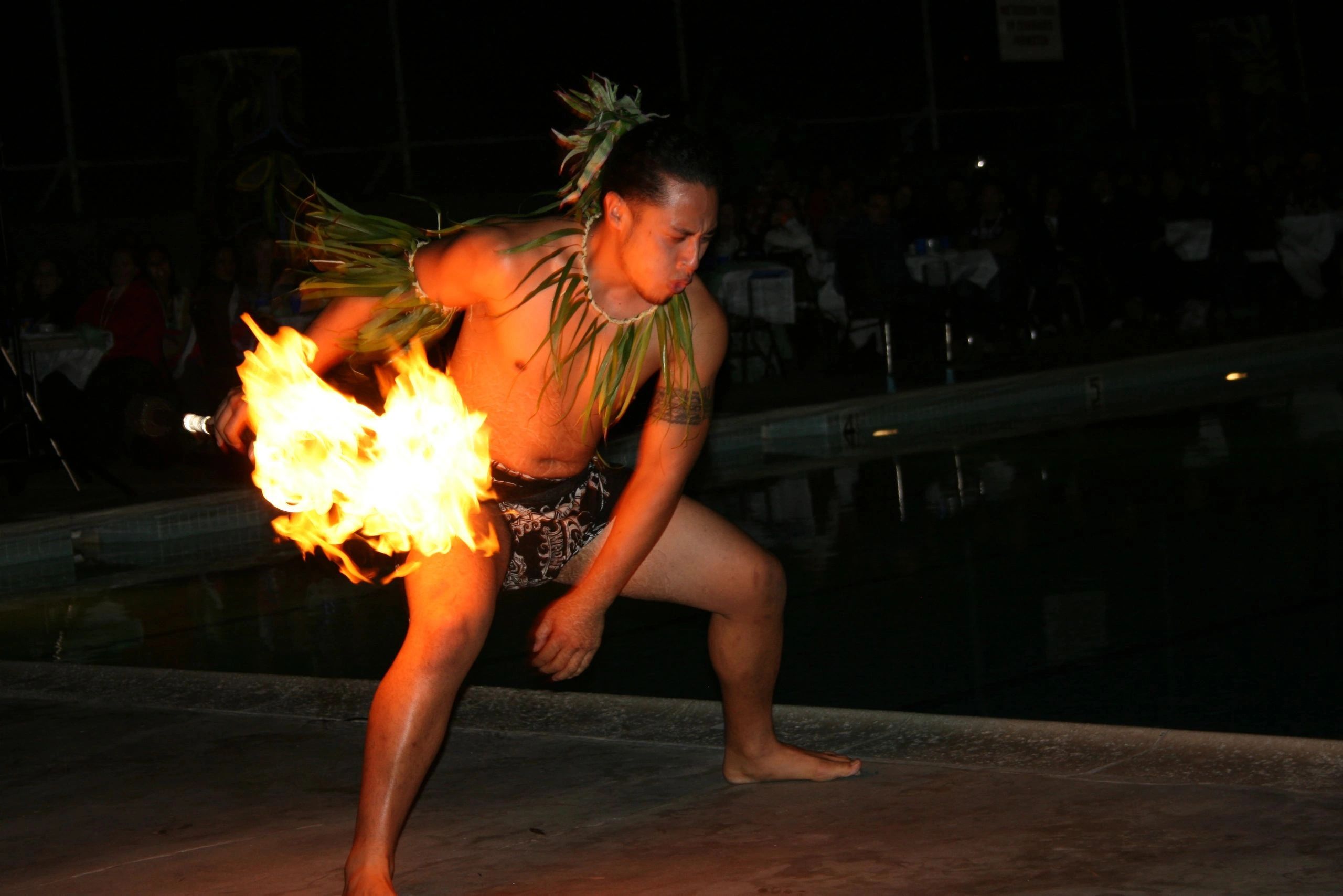 Las Vegas Samoan fire knife Siva Afi performance